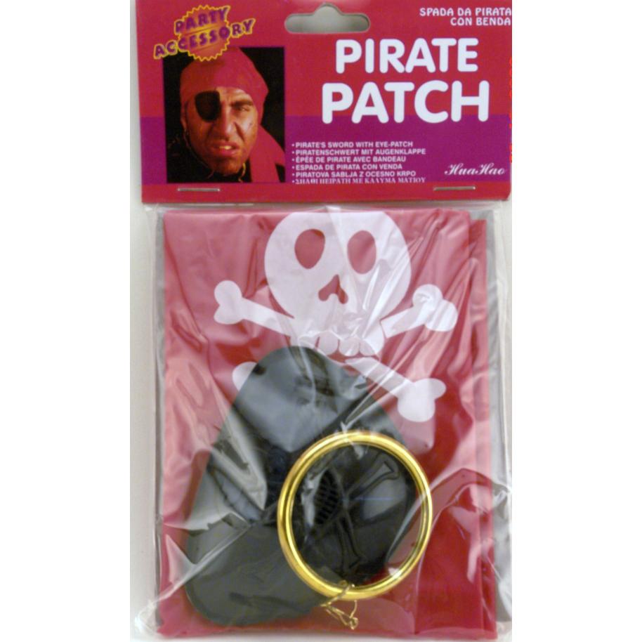 Set pirata(parche+aro+pañuelo)
